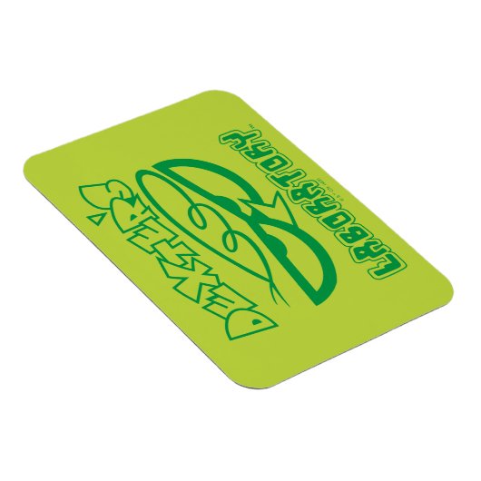 Dexter's Laboratory顔ロゴ マグネット (右側)