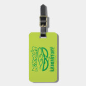 Dexter's Laboratory顔ロゴ ラゲッジタグ (正面縦)