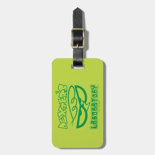 Dexter's Laboratory顔ロゴ ラゲッジタグ (正面縦)