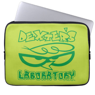 Dexter's Laboratory顔ロゴ ラップトップスリーブ