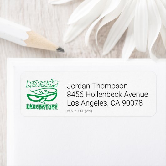 Dexter's Laboratory顔ロゴ ラベル (インサイチュ)