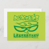 Dexter's Laboratory Face Logo ポストカード (正面/裏面)