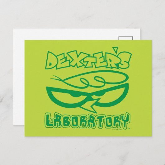 Dexter's Laboratory Face Logo ポストカード (正面/裏面)