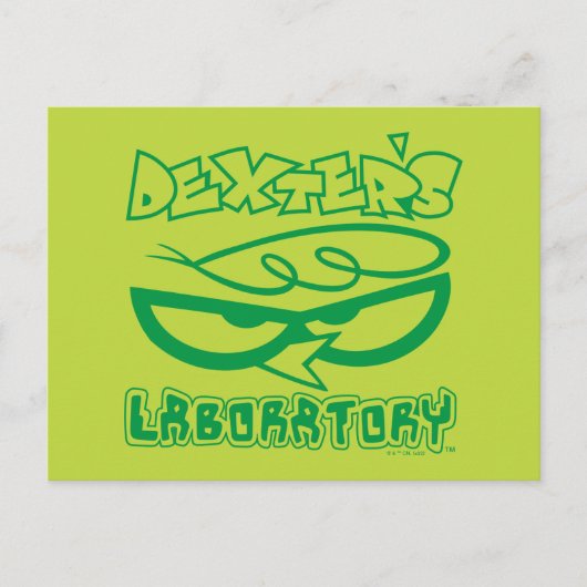 Dexter's Laboratory Face Logo ポストカード (正面)