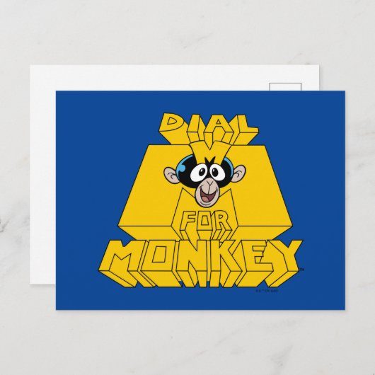 Dexter's Laboratory - MonkeyにはMをダイヤル ポストカード (正面/裏面)