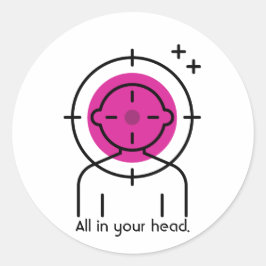 Dez強制ステッカー ラウンドシール