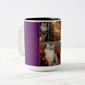 DezizWorldのコラージュ2の調子のマグ ツートーンマグカップ (正面左)