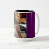 DezizWorldのコラージュ2の調子のマグ ツートーンマグカップ (正面右)