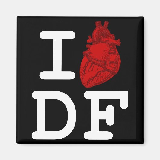 DFが大好き マグネット (正面)