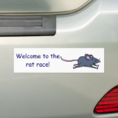 DF- zzzmouse1cのtheratの競争への歓迎! バンパーステッカー (車上)