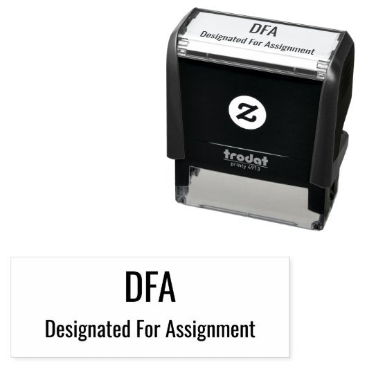 DFA 指定選手 野球用語 セルフインキングスタンプ (インサイチュ)