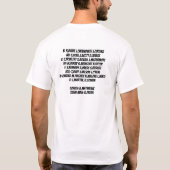 DFFC 2023初演メンズベーシックTシャツ Tシャツ (裏面)
