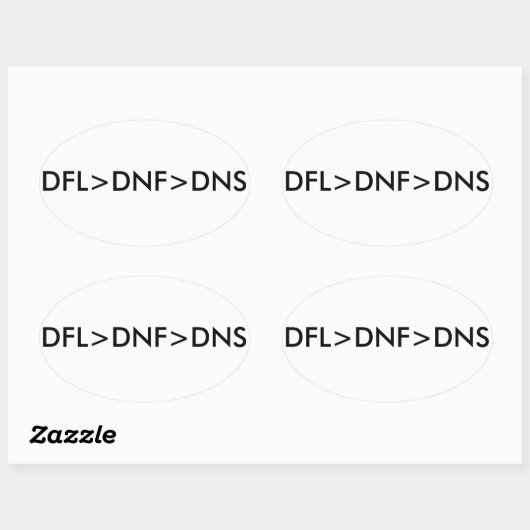 「DFL」>「DNF」>「DNS」 楕円形シール (シート)