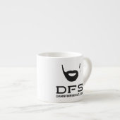 DFSの白いエスプレッソのマグ エスプレッソカップ (正面右)