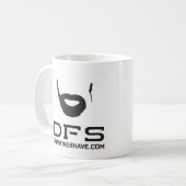 DFSの白いコーヒー・マグ コーヒーマグカップ (正面左)