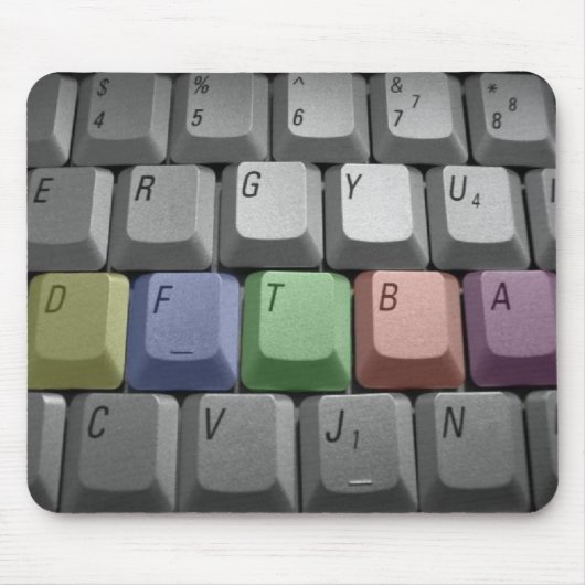 DFTBAのキーボードまたはマウスパッド マウスパッド (正面)
