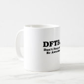 DFTBAは素晴らしいために忘れません コーヒーマグカップ (正面左)