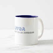 DFTBAは素晴らしいために、忘れません ツートーンマグカップ (正面右)
