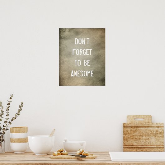 DFTBAポス忘れターの引用文素晴らしを避ける ポスター (キッチン)