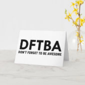 DFTBA カード (黄色い花)