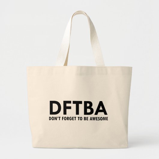 DFTBA ラージトートバッグ (正面)