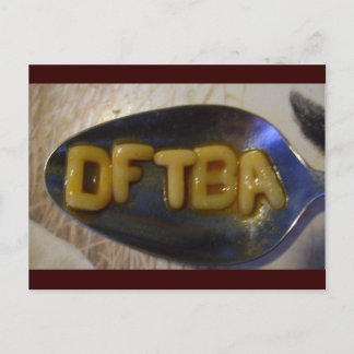 DFTBAlphabetスープ ポストカード