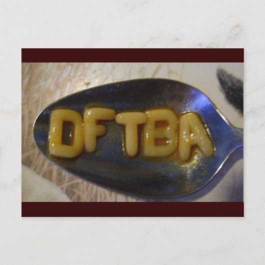 DFTBAlphabetスープ ポストカード (正面)