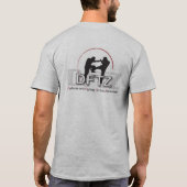 DFTZ shirt: train hard bleed less Tシャツ (裏面)