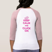 DFWの鶏の貿易業者かピンクのグラフィック Tシャツ (裏面)