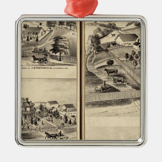 DGのヘルド、JM Bowlesの住宅 メタルオーナメント (正面)