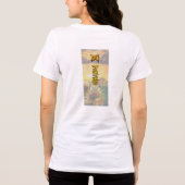 DGペインティングスのひまわり畑Tシャツ トライブレンドTシャツ (裏面)