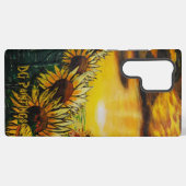 DGペインティングス ひまわりの花畑 フォンケース SAMSUNG GALAXYケース (裏面横)