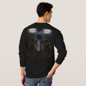 DGペインティングス 忍び寄る死神(青)V3 Tシャツ (裏面フル)