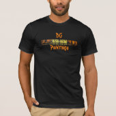 DGペインティングス 日没 / 満月の川 Tシャツ (正面)