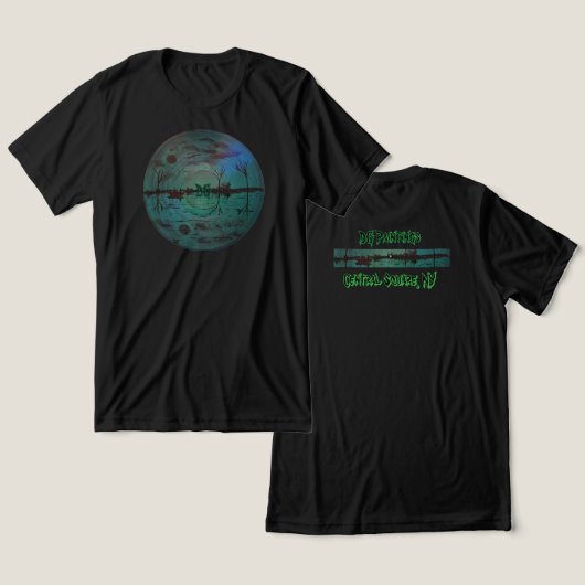DGペインティングス 月明かりのカヌー・ライド Tシャツ (デザイン正面&裏面)