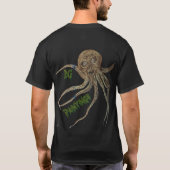 DGペインティング クラーケンの影 Tシャツ (裏面)