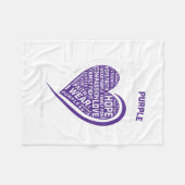 DGリンパ腫 フリースブランケット (正面(横))