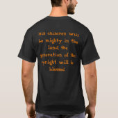 DG -バイクもしくは自転車に乗る人のスタイル Tシャツ (裏面)