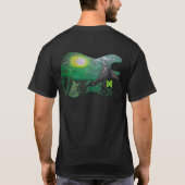 DG Paintings グリーンリバーギターTシャツ Tシャツ (裏面)