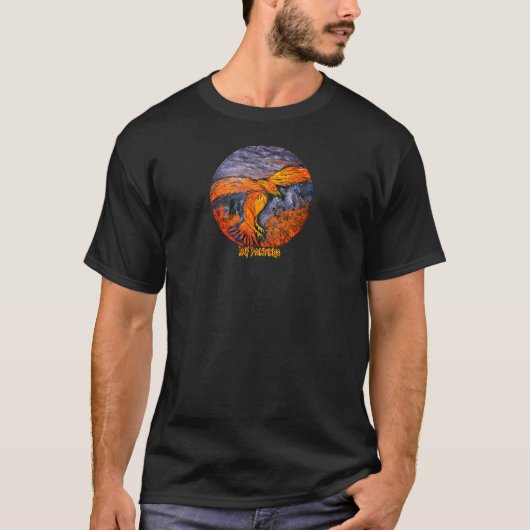 DG Paintings ファイアーフェニックス ver.4 Tシャツ (正面)
