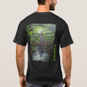 DG Paintings 月明かりの帆セントラルスクエアNY Tシャツ (裏面)