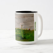 DG Paintings Dandelion Field ツートーンマグカップ (正面右)