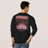 DG Paintings Empeyville Pond Sunset long sleeve  Tシャツ (裏面フル)
