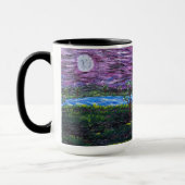 DG Paintings Full Moon Flower Valley Mug マグカップ (左)