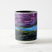 DG Paintings Full Moon Flower Valley Mug マグカップ (中央)