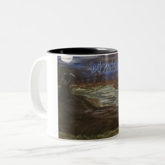 DG Paintings Stalking Reaper Mug ツートーンマグカップ (正面左)