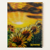 DG Paintings Sunflower Fields  プランナー手帳 (裏面)