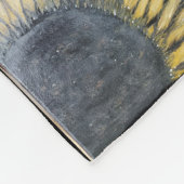 DG Paintings Sunflower Fields Blanket フリースブランケット (角)