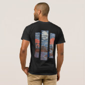 DG Paintings Sunset / Full Moon River  T-Shirt Tシャツ (裏面フル)