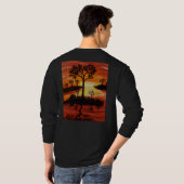 DG Paintings Sunset reflections long sleeve (2) Tシャツ (裏面フル)